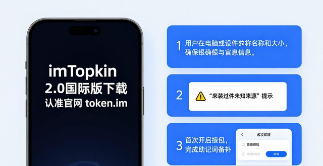 imToken 2.0国际版下载 认准官网token.im三步安全更新