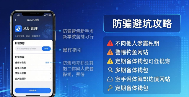 imToken钱包新手教学：从私钥管理到防骗避坑全攻略