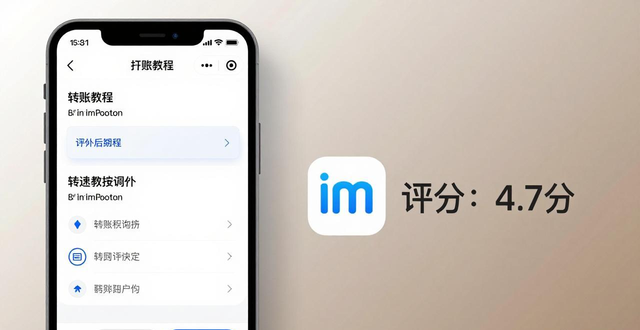 imToken评分升至4.7分 下载安装新手教程这样改进